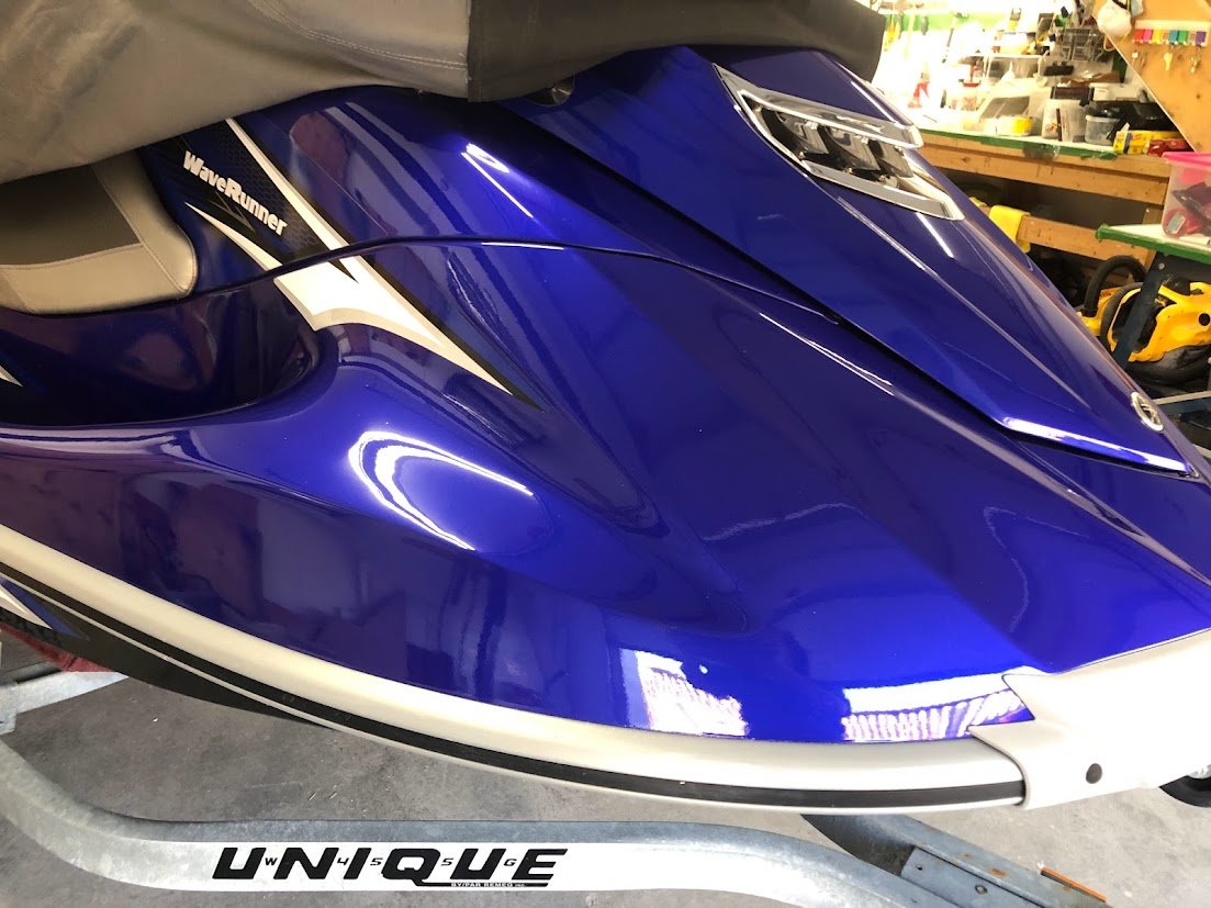 Résultat NanoXcel — brillance miroir, protection longue durée, Finition Marine